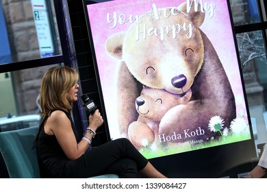 New York, NY - March 12 2019:  Hoda Kotb At The Tuesday, Mar 12, 2019 BUILD Series At BUILD Studio, New York, NY