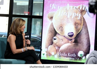 New York, NY - March 12 2019:  Hoda Kotb At The Tuesday, Mar 12, 2019 BUILD Series At BUILD Studio, New York, NY