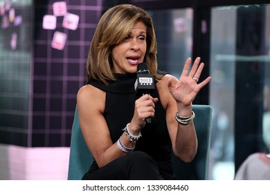 New York, NY - March 12 2019:  Hoda Kotb At The Tuesday, Mar 12, 2019 BUILD Series At BUILD Studio, New York, NY