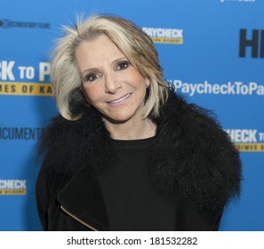 New York, NY - March 13, 2014: Sheila Nevins attends the 'Paycheck To Paycheck: The Life And Times Of Katrina Gilbert' movie premiere at HBO Theater
