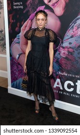 New York, NY - March 14, 2019: Chloe Sevigny Wearing Dress By Simone Rocha Attends The Premiere Of Hulu's 'The Act' At The Whitby Hotel