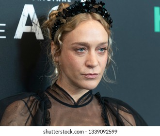 New York, NY - March 14, 2019: Chloe Sevigny Attends The Premiere Of Hulu's 'The Act' At The Whitby Hotel