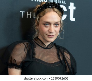 New York, NY - March 14, 2019: Chloe Sevigny Attends The Premiere Of Hulu's 'The Act' At The Whitby Hotel