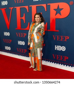 New York, NY - March 26, 2019: Lena Dunham Attends HBO Premiere Of VEEP Final Season At Alice Tully Hall