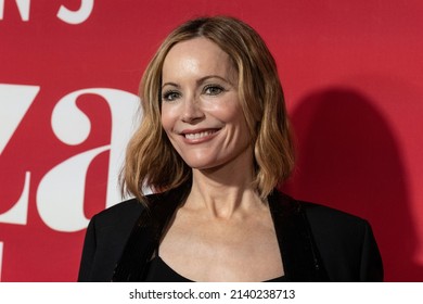 New York, NY - March 28, 2022: Leslie Mann Attends Opening Night For Revival Of Plaza Suite By Neil Simon At Hudson Theatre