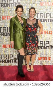 New York, NY - March 3, 2019:Kimberly Williams-Paisley And Ashley Williams Attend Netflix Triple Frontier World Premiere At Jazz At Lincoln Center