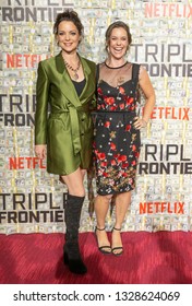 New York, NY - March 3, 2019:Kimberly Williams-Paisley And Ashley Williams Attend Netflix Triple Frontier World Premiere At Jazz At Lincoln Center