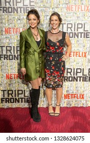 New York, NY - March 3, 2019:Kimberly Williams-Paisley And Ashley Williams Attend Netflix Triple Frontier World Premiere At Jazz At Lincoln Center