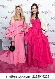 New York, NY - May 10, 2022: Lili Buffett wearing dress by Carolina Herrera and Lois Robbins attends Breast Cancer Research Foundation pink party at The Glasshouse