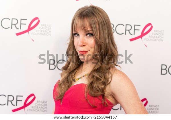 New York, NY -\
May 10, 2022: Emma Myles attends Breast Cancer Research Foundation\
pink party at The\
Glasshouse