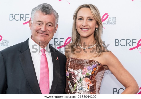 New York, NY - May 10, 2022: William Lauder\
and Kinga Lampert attend Breast Cancer Research Foundation pink\
party at The Glasshouse