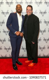 New York, NY - May 14, 2018: Brandon Victor Dixon And Michael Meyer Attend Vineyard Theatre 2018 Gala Fundraiser At Edison Ballroom