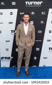 New York, NY - May 16, 2018: Luke Evans Attends The 2018 Turner Upfront At One Penn Plaza