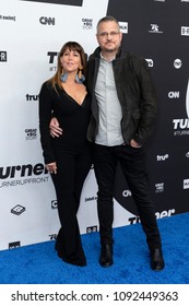 New York, NY - May 16, 2018: Patty Jenkins And Sam Sheridan Attend The 2018 Turner Upfront At One Penn Plaza