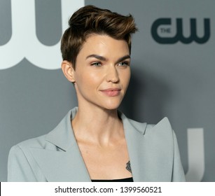 New York, NY - May 16, 2019: Ruby Rose Wearing Dress By MISBEHAVE MISBHV Attends CW Network Upfornt At New York City Center