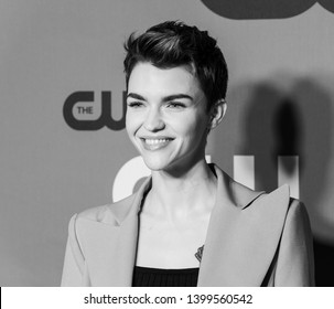 New York, NY - May 16, 2019: Ruby Rose Wearing Dress By MISBEHAVE MISBHV Attends CW Network Upfornt At New York City Center