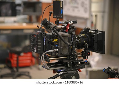 New York, NY; May 2018: An Arri Alexa Mini Is Being Prepped For A Film Shoot