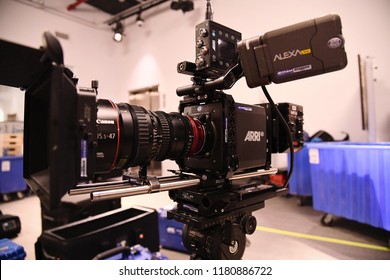 New York, NY; May 2018: An Arri Alexa Mini Is Being Prepped For A Film Shoot