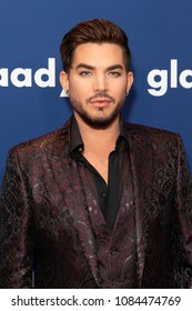 New York, NY - May 5, 2018: Adam Lambert Attends The 29th Annual GLAAD Media Awards At Hilton Midtown