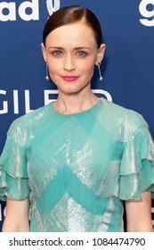 New York, NY - May 5, 2018: Alexis Bledel Attends The 29th Annual GLAAD Media Awards At Hilton Midtown