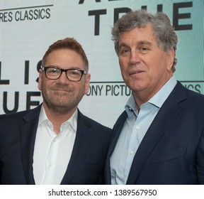 New York, NY - May 5, 2019: Sir Kenneth Branagh And Tom Bernard Attend Premiere Of Sony Pictures Classics Movie All Is True At SAG AFTRA Foundation: Robin Williams Center