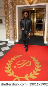 New York, NY - May 6, 2019: Michael B. Jordan Wearing Suit By Coach Leaves The Pierre Hotel For Met Gala On Theme Camp: Notes On Fashion