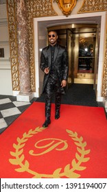 New York, NY - May 6, 2019: Michael B. Jordan Wearing Suit By Coach Leaves The Pierre Hotel For Met Gala On Theme Camp: Notes On Fashion