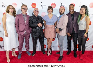 New York, NY - Nov 8, 2018: Rachael Price, Mike Olson, Paul Shaffer, Bridget Kearney, Mike Calabrese, Trombone Shorty, Grace Kelly Attend 10th Annual Little Kids Rock Benefit At PlayStation Theater 