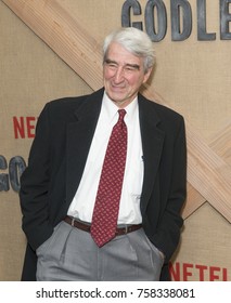 New York, NY - November 19, 2017: Sam Waterston Attends Netflix Godless Premiere At Metrograph