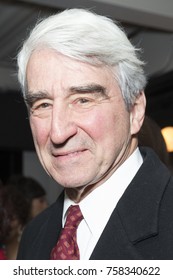 New York, NY - November 19, 2017: Sam Waterston Attends Netflix Godless Premiere At Metrograph