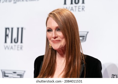 New York, NY - November 29, 2021: Julianne Moore Attends The 2021 Gotham Awards At Cipriani Wall Street