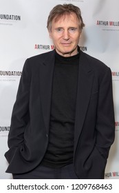 New York, NY - October 22, 2018: Liam Neeson Attends 2018 Arthur Miller Foundation Honors Gala At City Winery