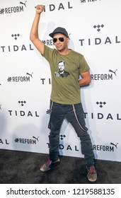 New York, NY - October 23, 2018: Tom Morello Attends The 4th Annual TIDAL X: Brooklyn At Barclays Center