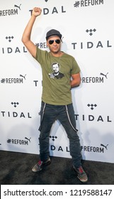 New York, NY - October 23, 2018: Tom Morello Attends The 4th Annual TIDAL X: Brooklyn At Barclays Center