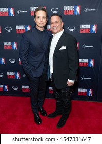 New York, NY - October 30, 2019: Scott Wolf And Tommy Martino Attend Premiere Of Movie Inside Game At Metrograph