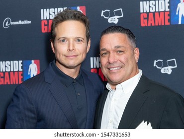 New York, NY - October 30, 2019: Scott Wolf And Tommy Martino Attend Premiere Of Movie Inside Game At Metrograph