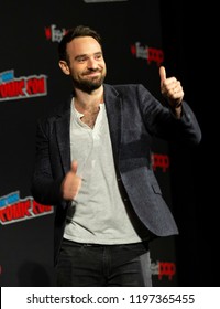 New York, NY - October 6, 2018: Charlie Cox Attends Marvel's DAREDEVIL Panel During New York Comic Con At Hulu Theater At Madison Square Garden