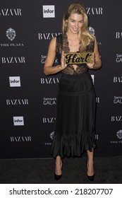 NEW YORK, NY - SEPTEMBER 05 2014: Jessica Hart Attends The Harper's Bazaar ICONS Celebration At The Plaza Hotel