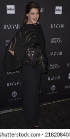 NEW YORK, NY - SEPTEMBER 05 2014: Linda Evangelista Attends The Harper's Bazaar ICONS Celebration At The Plaza Hotel