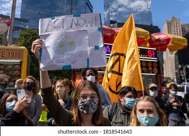 NEW YORK, NY – SEPTEMBER 20: UN And New York City, Climate Week NYC 2020 Is Kick Off With A 