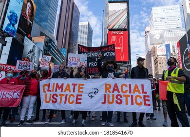 NEW YORK, NY – SEPTEMBER 20: UN And New York City, Climate Week NYC 2020 Is Kick Off With A 