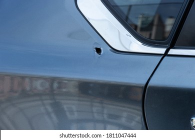 bullet holes in car illegal