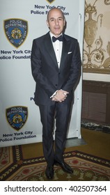 New York, NY USA - April 7, 2016: Matt Lauer Attends New York City Police Foundation Gala At Waldorf Astoria