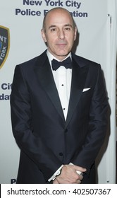 New York, NY USA - April 7, 2016: Matt Lauer Attends New York City Police Foundation Gala At Waldorf Astoria