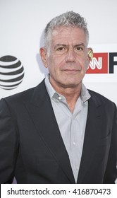 New York, NY, USA - April 16, 2016: Anthony Bourdain attends the premiere of 'Jeremiah Tower: The Last Magnificent' during 2016 Tribeca Film Festival at the John Zuccotti Theater at BMCC Tribeca PAC