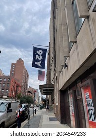 New York, NY USA - August 30, 2021: 92nd Street Y, Banner And Facade In New York's Upper East Side