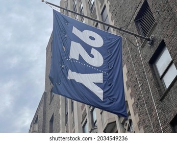 New York, NY USA - August 30, 2021: 92nd Street Y, Banner And Facade In New York's Upper East Side