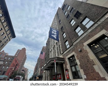 New York, NY USA - August 30, 2021: 92nd Street Y, Banner And Facade In New York's Upper East Side