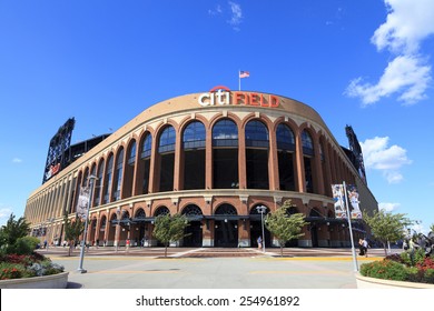 New York, NY, USA - August 4,2013: Citi Field : Home of major league baseball team the New York Mets.