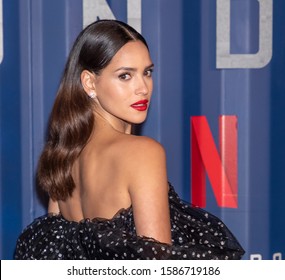 New York, NY, USA - December 10, 2019: Adria Arjona Attends Netflix's 